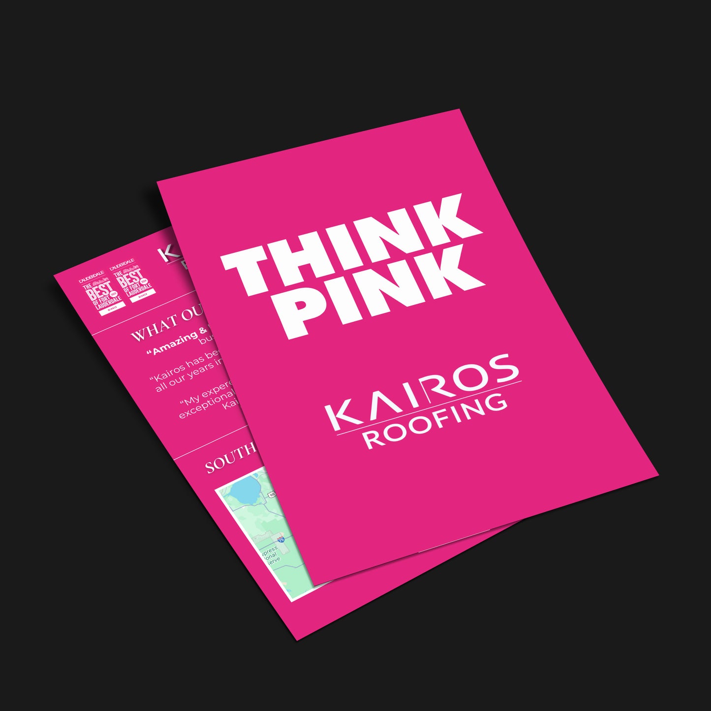 HANDOUTS 5" x 7" or 6" x 9" - KAIROS ROOFING