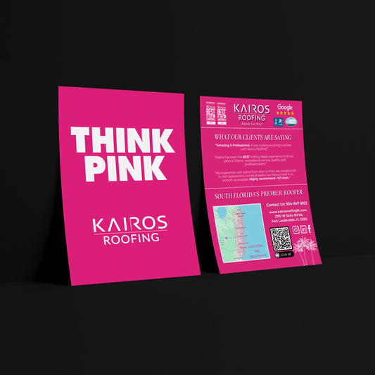 FLYERS 8.5" x 11" - KAIROS ROOFING